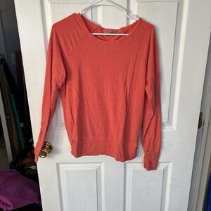 Athleta Coral Long Sleeve Top